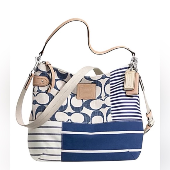 Coach Daisy Patchwork Hobo Bag 🐟 - Picture 1 of 15